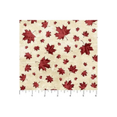 Fabric, Northcott, OH CANADA 10TH ANNIVERSARY, Small Leaves - 26269-14